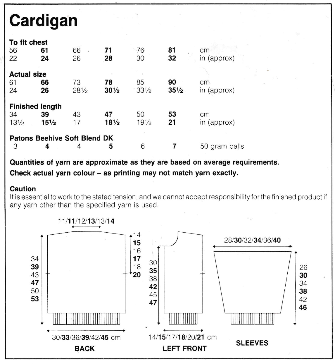 Girls easy knit cardigan knitting pattern