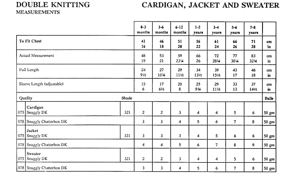 Baby cardigans and sweater bin DK yarn with or without hood