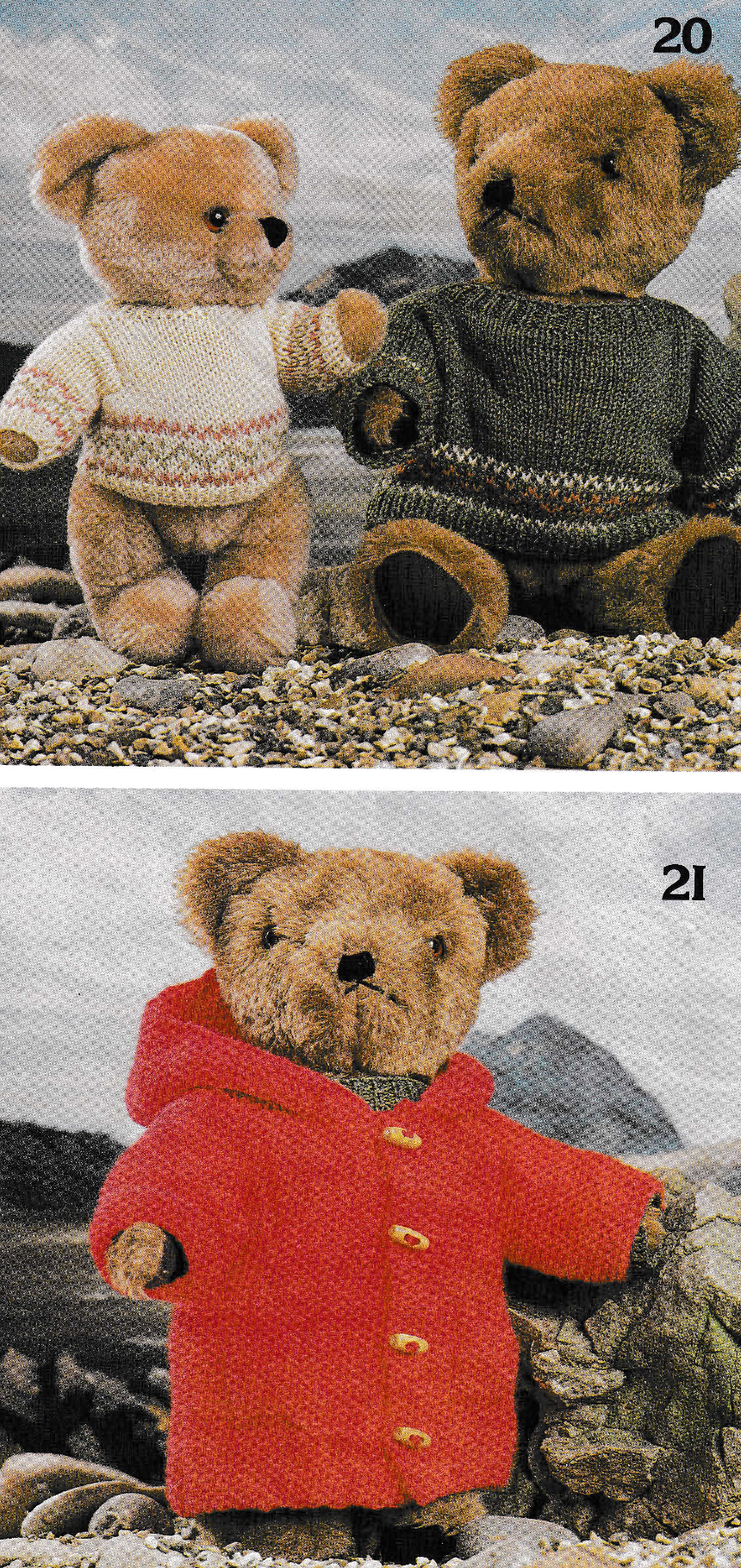 Bears, Dolls and Fashion Models Clothes Knitting Pattern