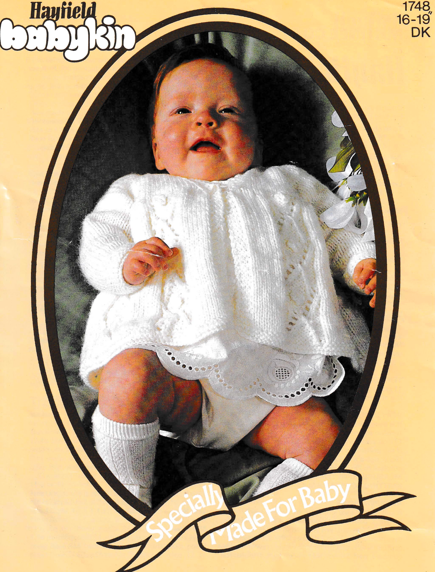 Baby Matinee Coat Cardigan Knitting Pattern