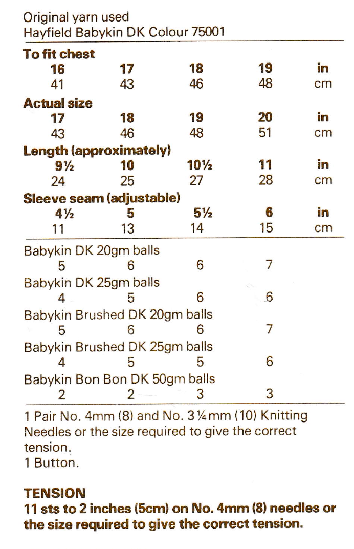 Baby Matinee Coat Cardigan Knitting Pattern