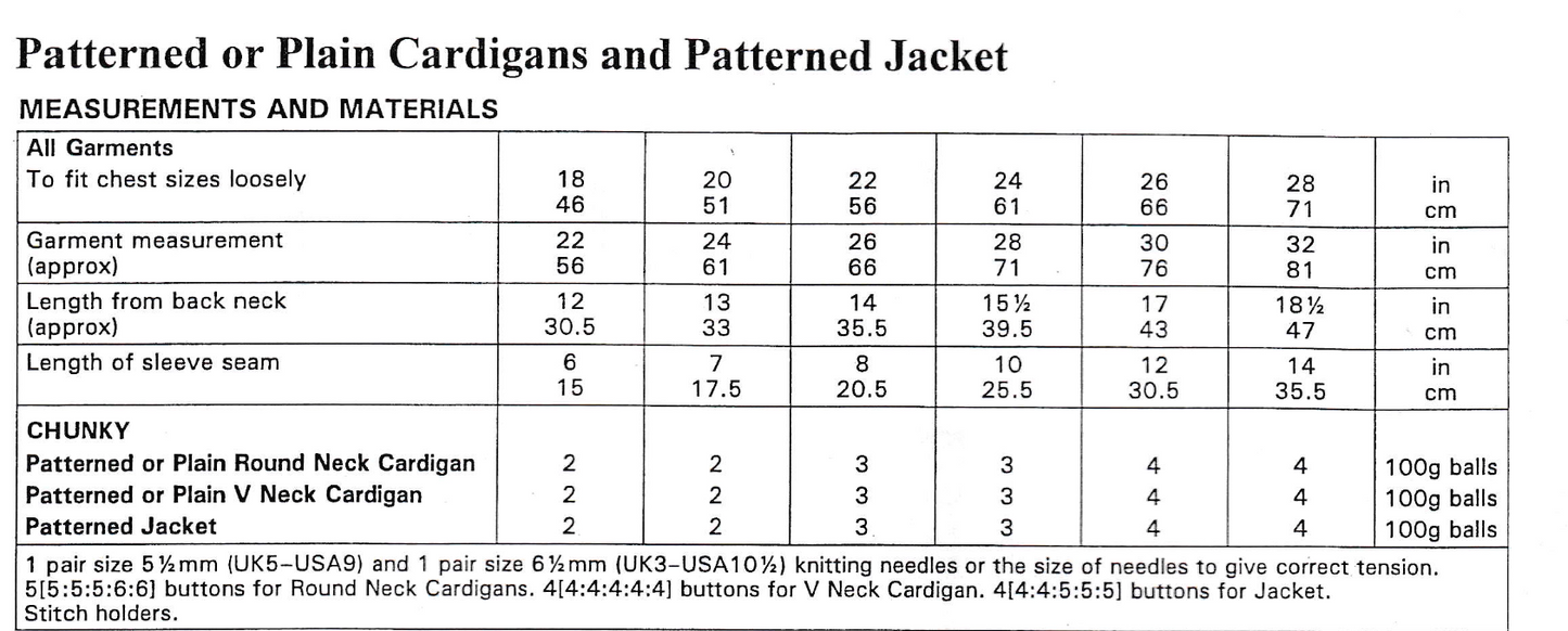 Chunky cardigans for Baby and Children