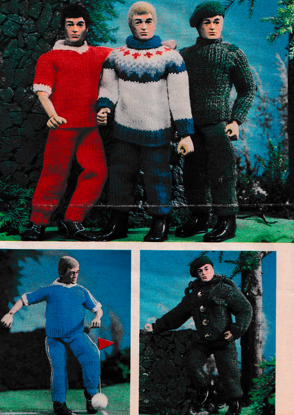 Action Man Dolls Clothes Knitting Pattern