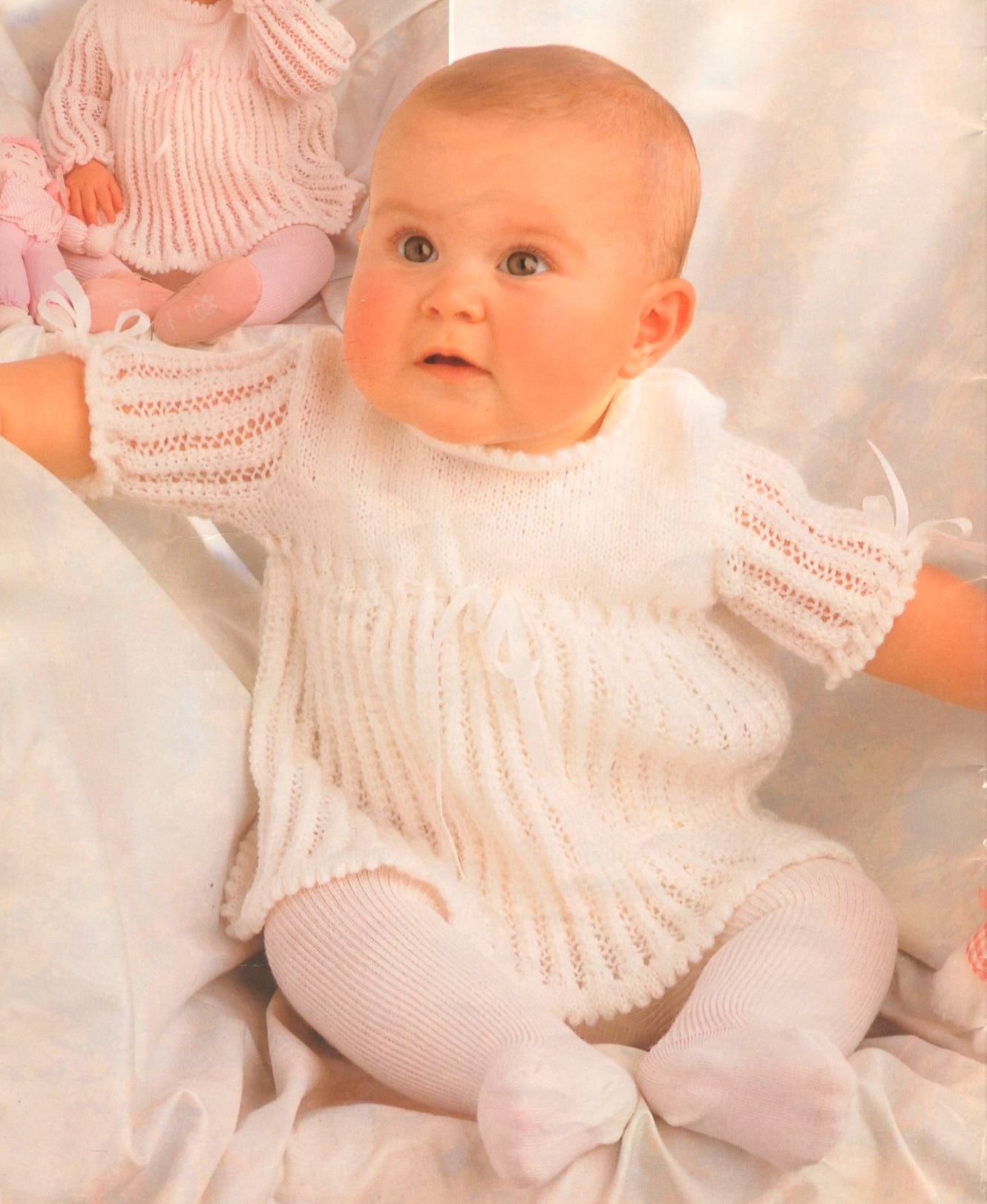 Pretty babies 3 and 4 ply cardigans knitting pattern collection