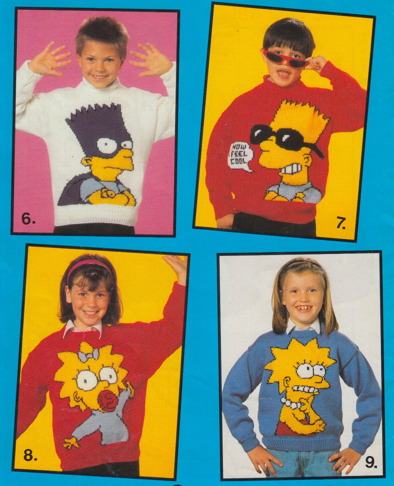 The Simpsons Picture Sweaters Knitting Pattern