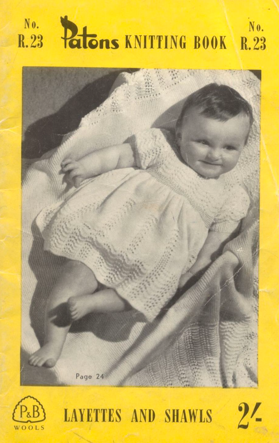 5 Vintage Baby Knitting Pattern Booklets