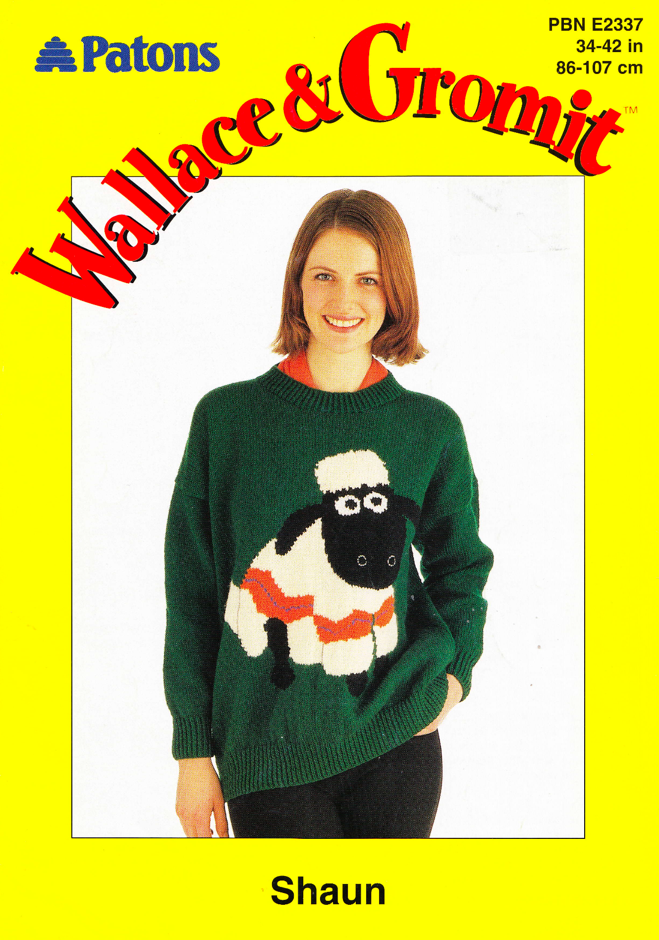 Wallace and Gromit and Shaun the Sheep Picture Sweater Knitting Pattern