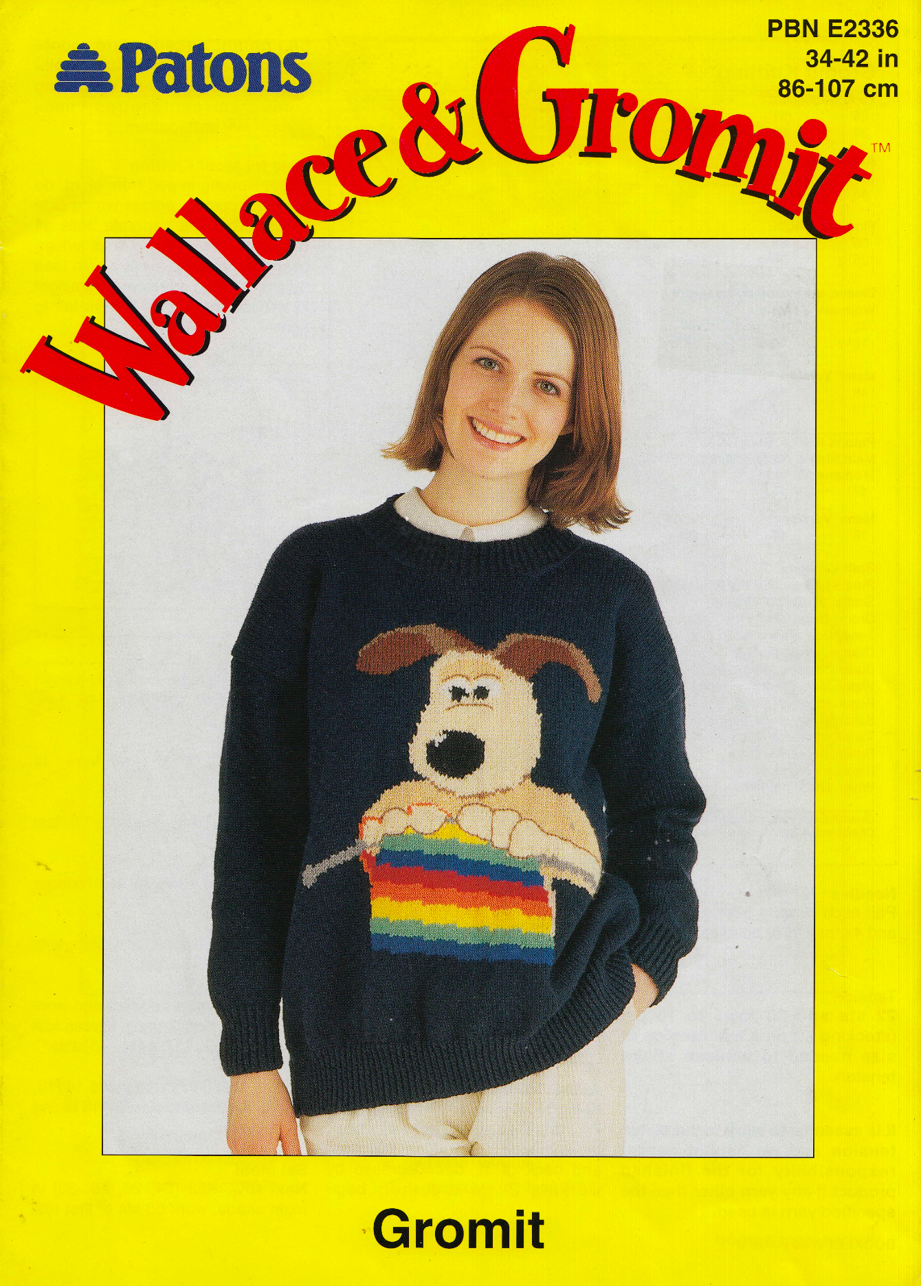 Wallace and Gromit and Shaun the Sheep Picture Sweater Knitting Pattern