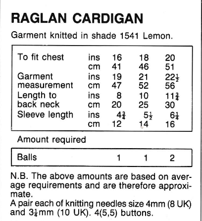 4 x baby cardigans and sweaters pattern
