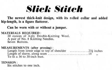 Reveille Thick Knits Knitting Pattern K53 for Women's DK Sweater and Cardigan