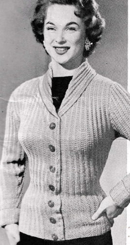 Reveille Thick Knits Knitting Pattern K53 for Women's DK Sweater and Cardigan