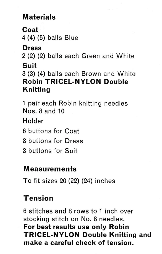 Teddy Togs: Knitting Pattern for Teddy Bear Clothes