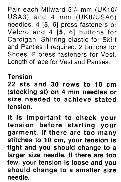 Baby Doll Clothes Knitting Pattern 12 to 22 inch chest in DK yarn
