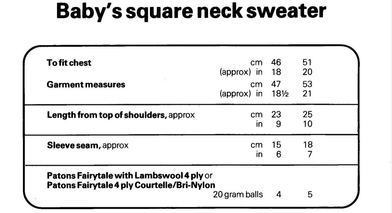 4 Ply Baby Sweater with Cables Knitting Pattern
