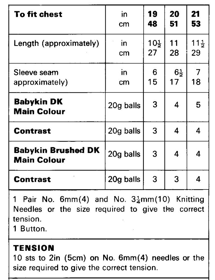 Baby Hooded Cardigan Knitting Pattern PDF – DK, 19 to 21 Inch Chest