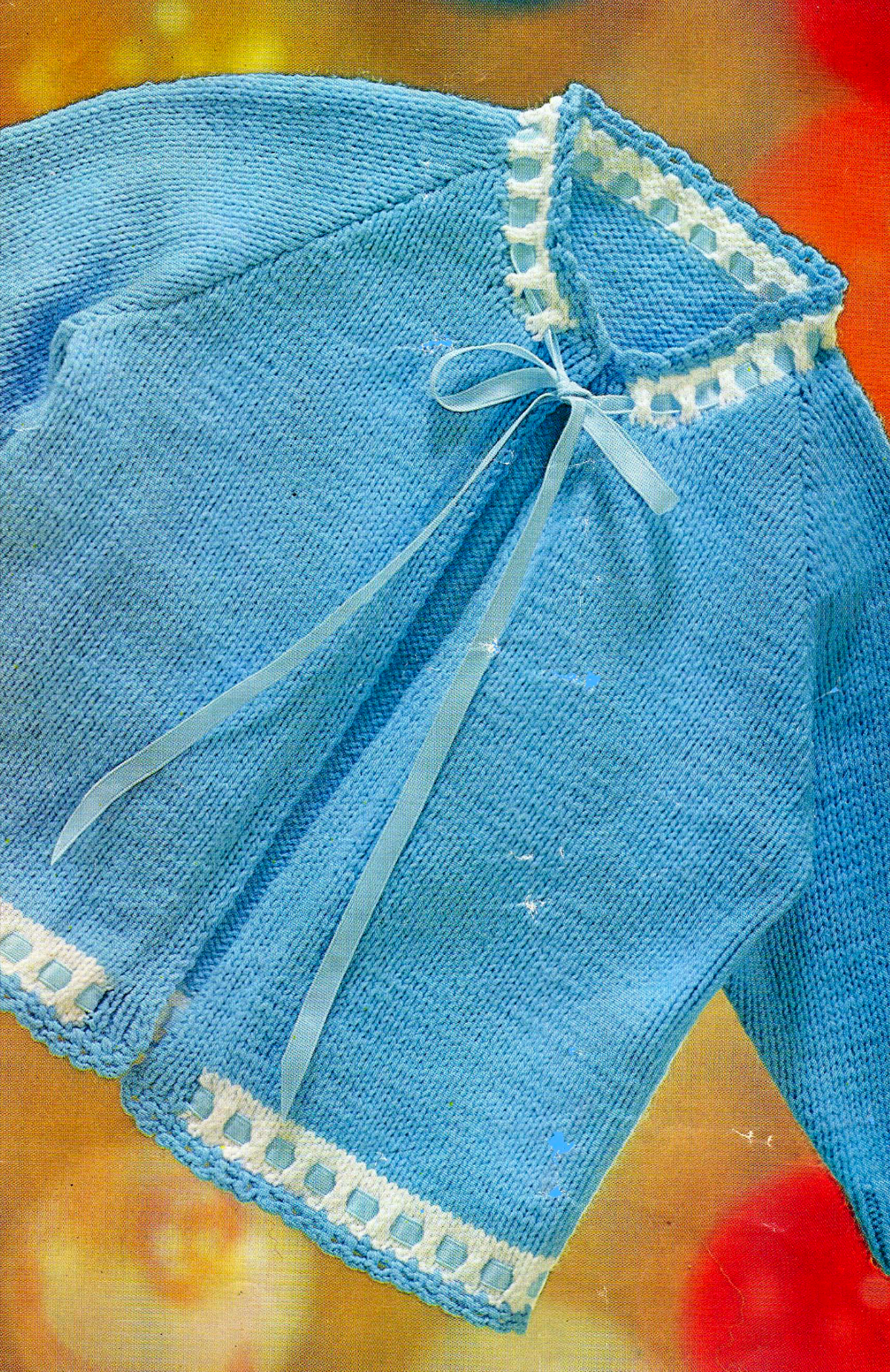 Baby Matinee Coat Knitting Pattern PDF – DK, 3 or 4 Ply