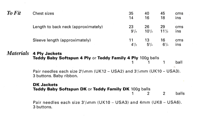 Baby Matinee Coat Cardigans Knitting Pattern PDF – DK and 4 Ply