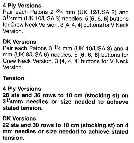Baby Cardigans 4 Ply & DK Knitting Pattern PDF | Crew & V Neck