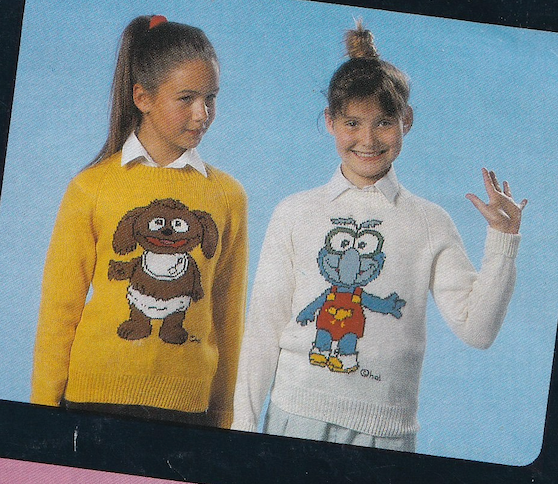 Muppet Babies - The Muppets Intarsia Sweaters Knitting Pattern