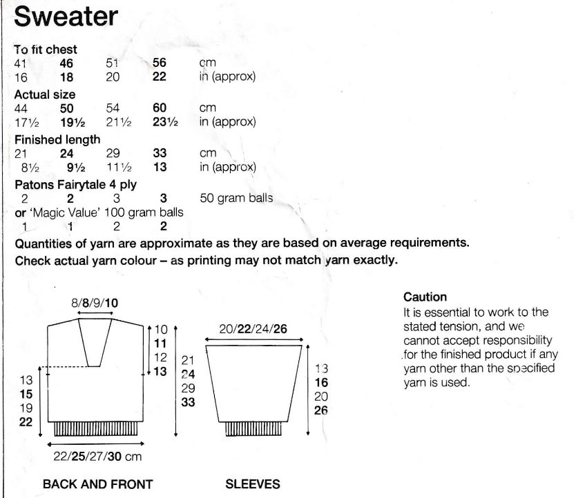 Baby Cable Sweater Knitting Pattern PDF – 4 Ply, 16–22 Inch
