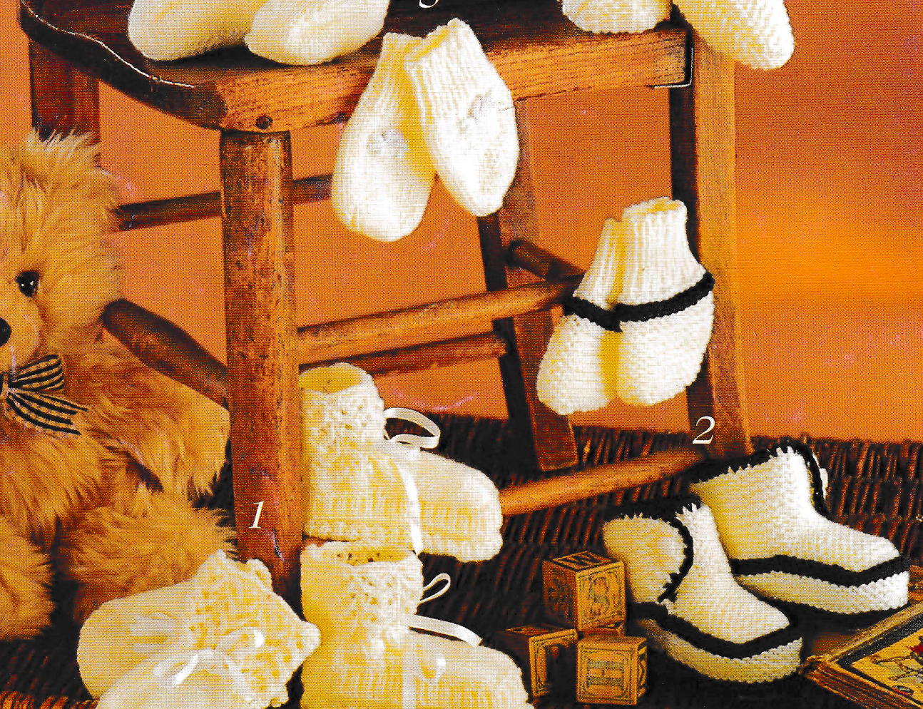 Bundle of 60 Baby Vintage Knitting Patterns