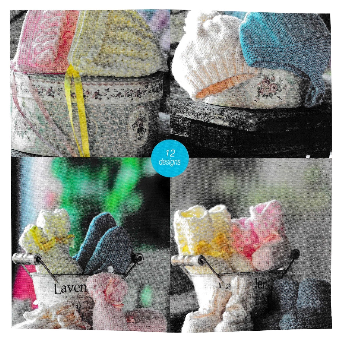 Baby Booties, Bonnets, Hats, Mittens Knitting Pattern PDF