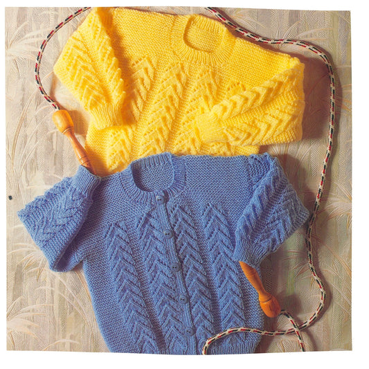 DK and 4 Ply Baby to Child Cardigan and Sweater