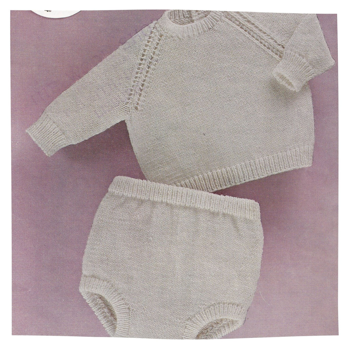 Knitting Pattern for Baby Boy Sweater and Pants Suit