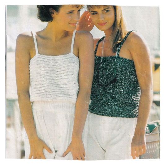 Summer Camisole Top for Women Easy Knitting Pattern