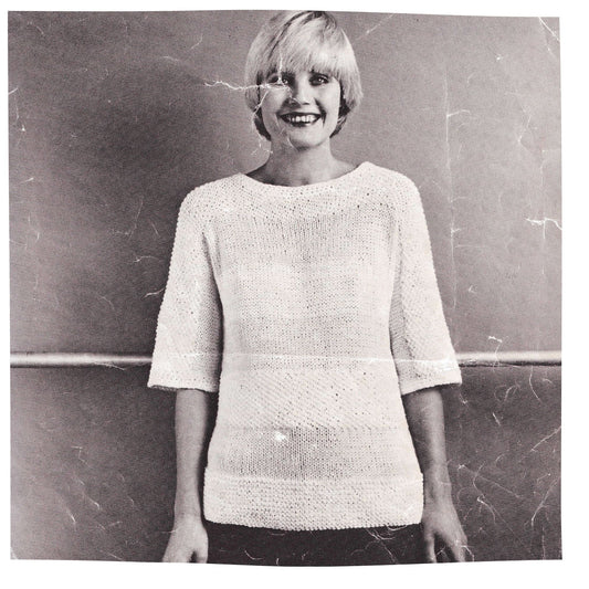 Vintage Dishcloth Top Free Knitting Pattern