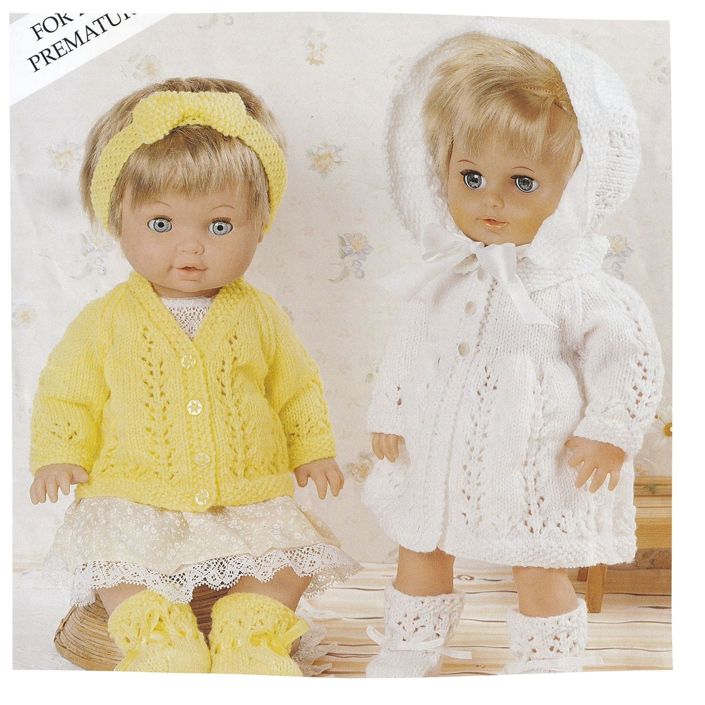 Baby Doll Clothes Knitting Pattern 12 to 22 inch chest
