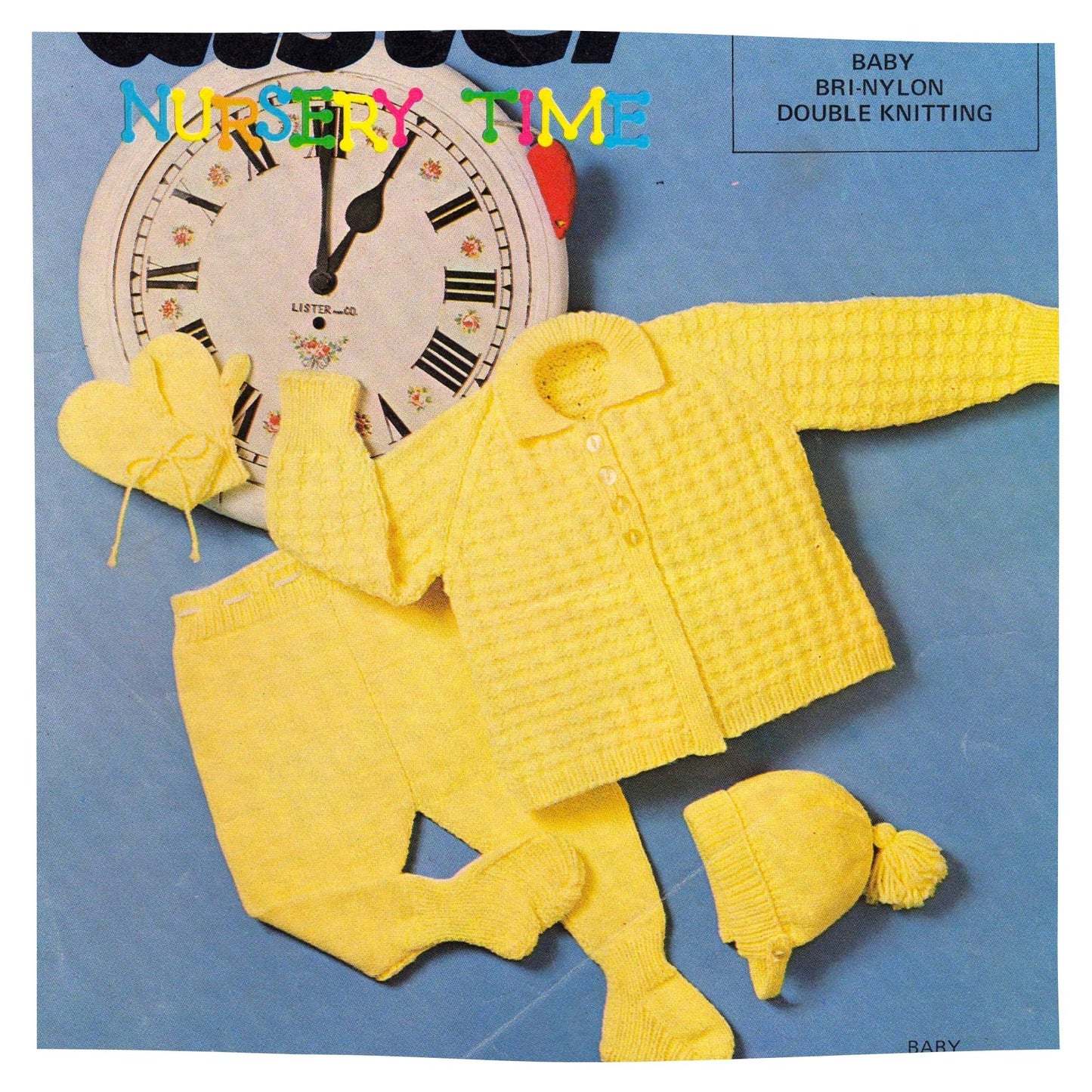 Baby Pram Set Free Vintage Knitting Pattern