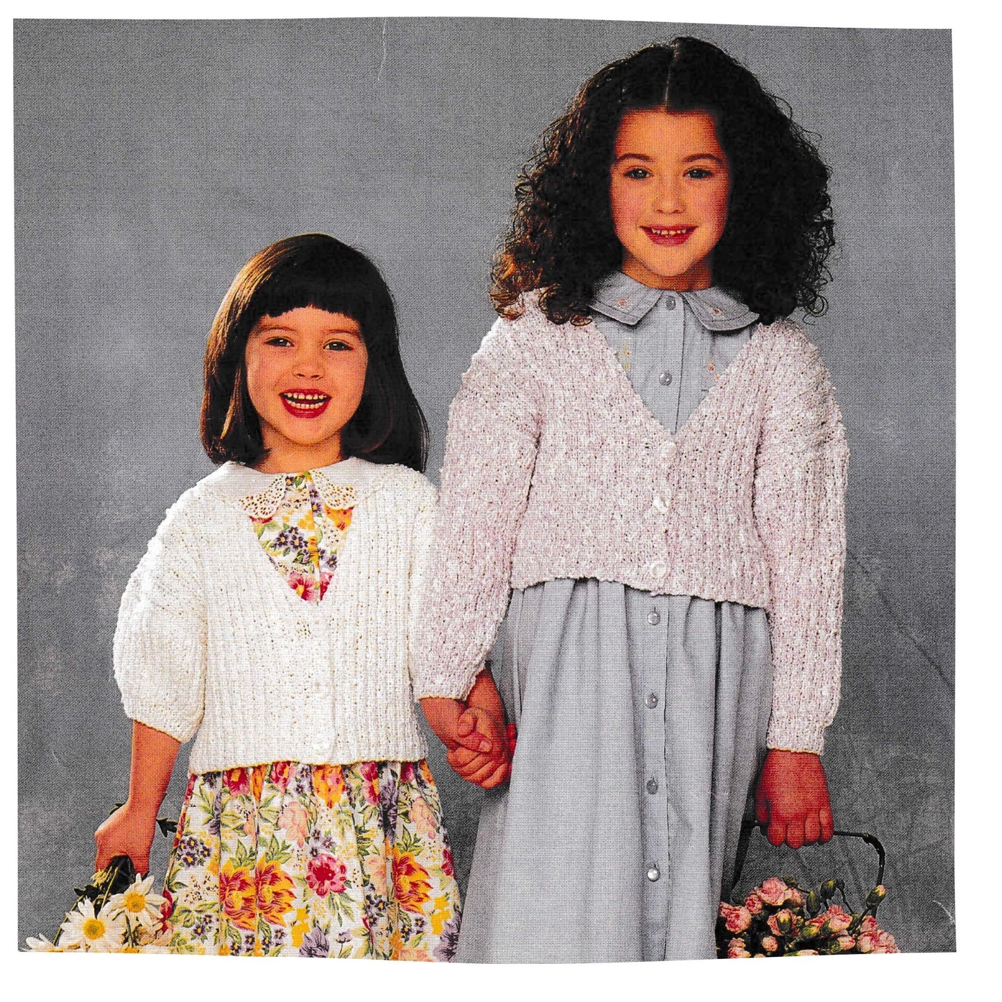 Girls Cardigans Knitting Pattern
