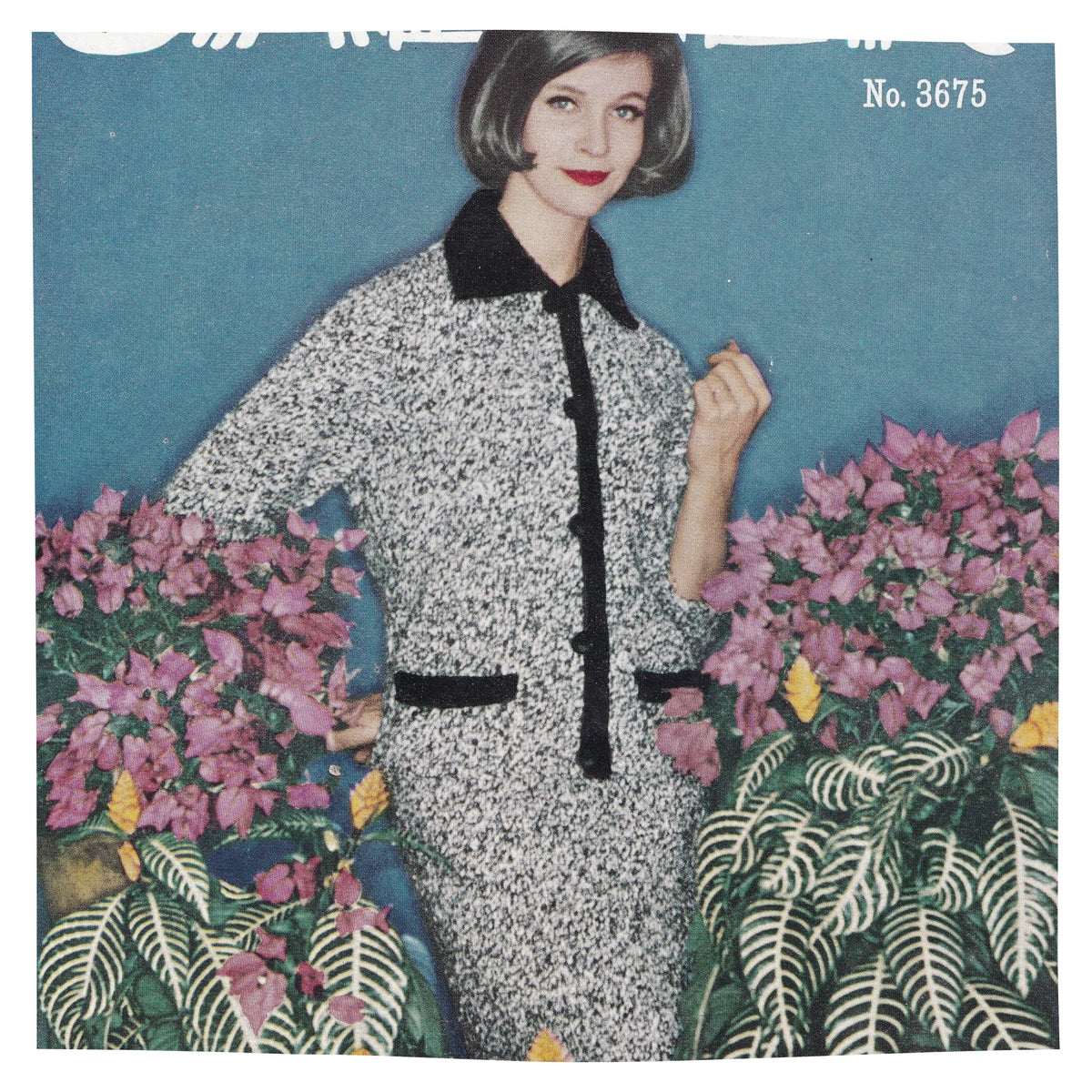 Women's Jacket and Skirt Suit Knitting Pattern PDF