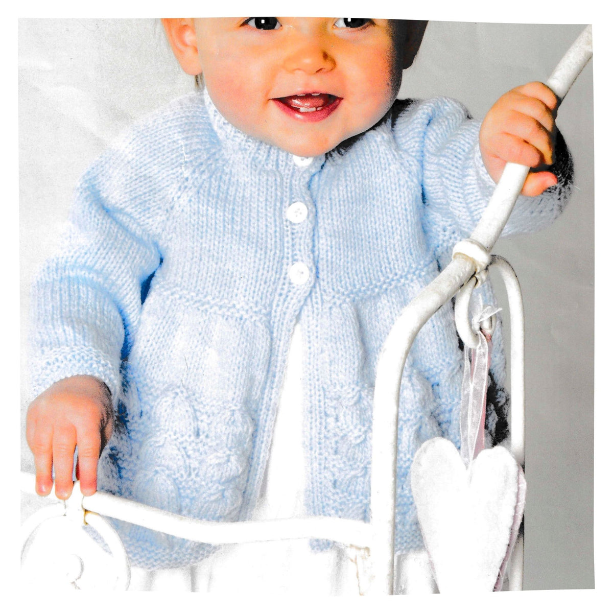 Baby Matinee Coat Cardigan Knitting Pattern