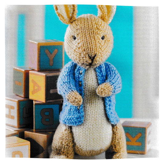 Peter Rabbit Knitted Toy Knitting Pattern PDF – 22cm Toy in DK