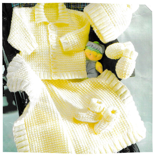Baby Cardigan Set with Blanket incl Premature Size
