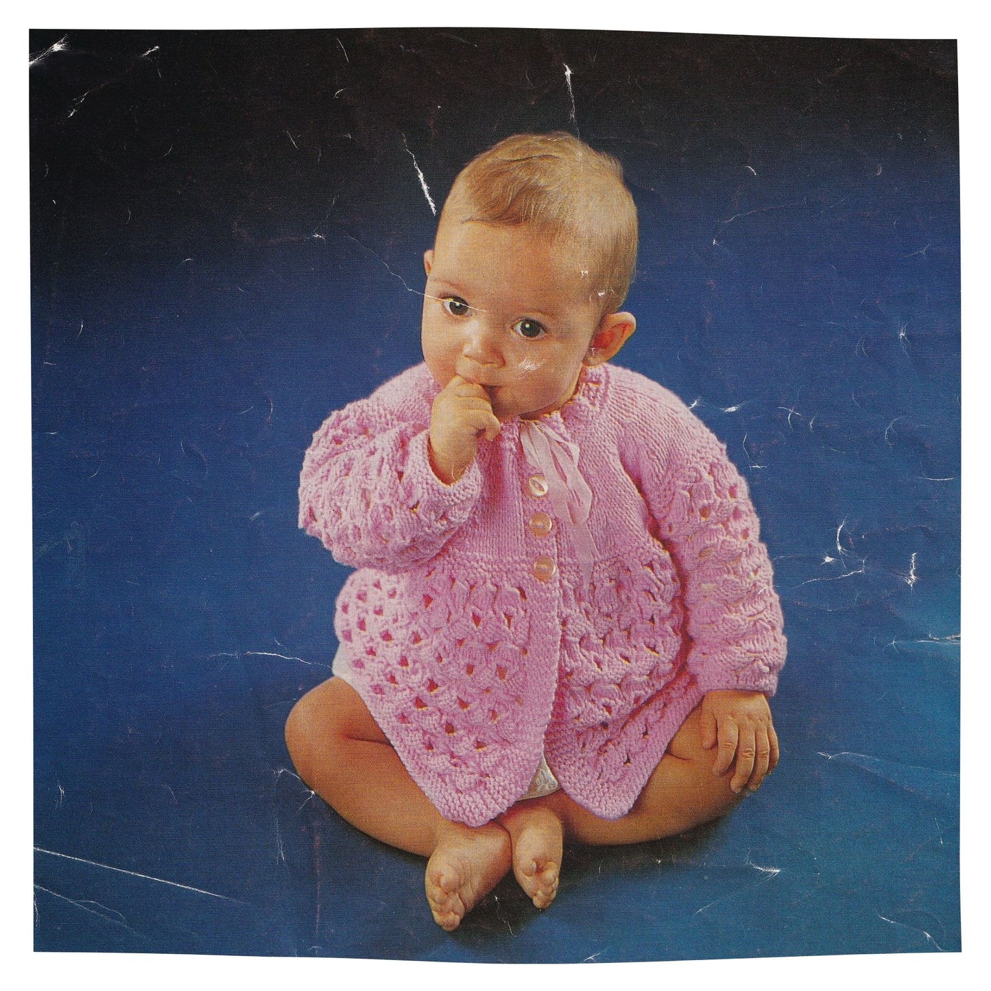 Keynote 113 Baby Matinee Coat Vintage Knitting Pattern
