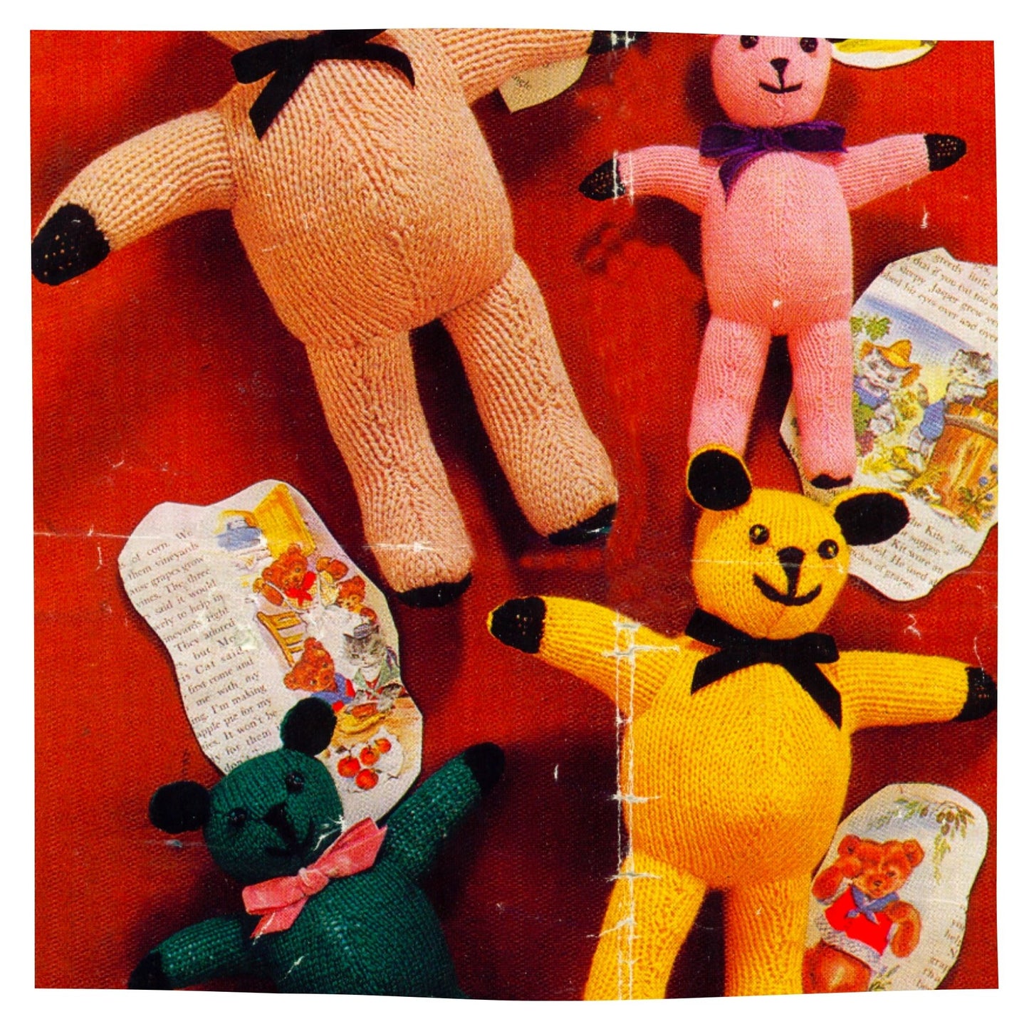 Vintage Teddy Bear Knitting Pattern