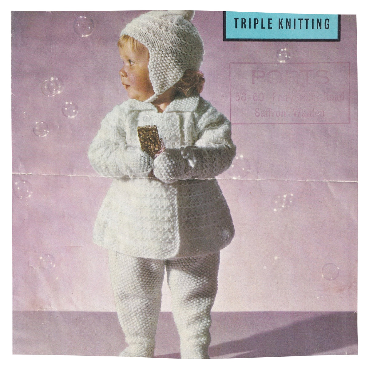 Baby & Toddler Pram Suit Knitting Pattern PDF, 3 Ply